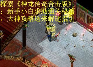 探索《神龙传奇合击版》：新手小白求助通关秘籍，大神攻略送来解谜指引