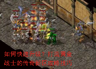 如何快速升级?打造黄金战士的传奇新区攻略技巧 如何快速升级?打造黄金战士的传奇新区攻略技巧
