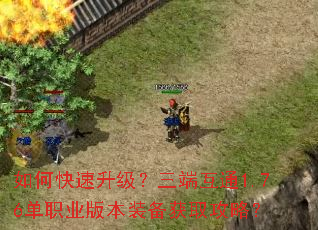 如何快速升级?三端互通1.76单职业版本装备获取攻略? 如何快速升级?三端互通1.76单职业版本装备获取攻略?