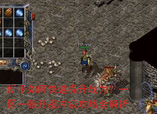 新手如何快速提升战力?一区一服开服冲级攻略全解析 新手如何快速提升战力?一区一服开服冲级攻略全解析
