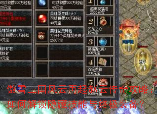 ��ѩ���������������ƴ��湥�ԣ���ν������ؼ������ռ�װ����